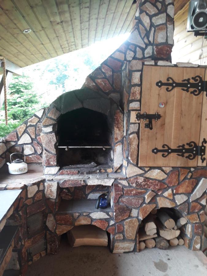 Jaskowa Chata Bieszczady Apartament Z Basenem Baligród Eksteriør billede