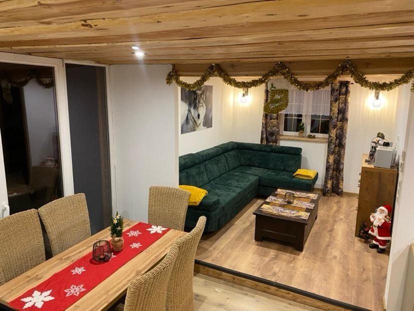 Jaskowa Chata Bieszczady Apartament Z Basenem Baligród Eksteriør billede